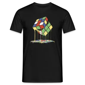 80s 90s Zauberwürfel Zerlaufen Retro Style T-Shirt