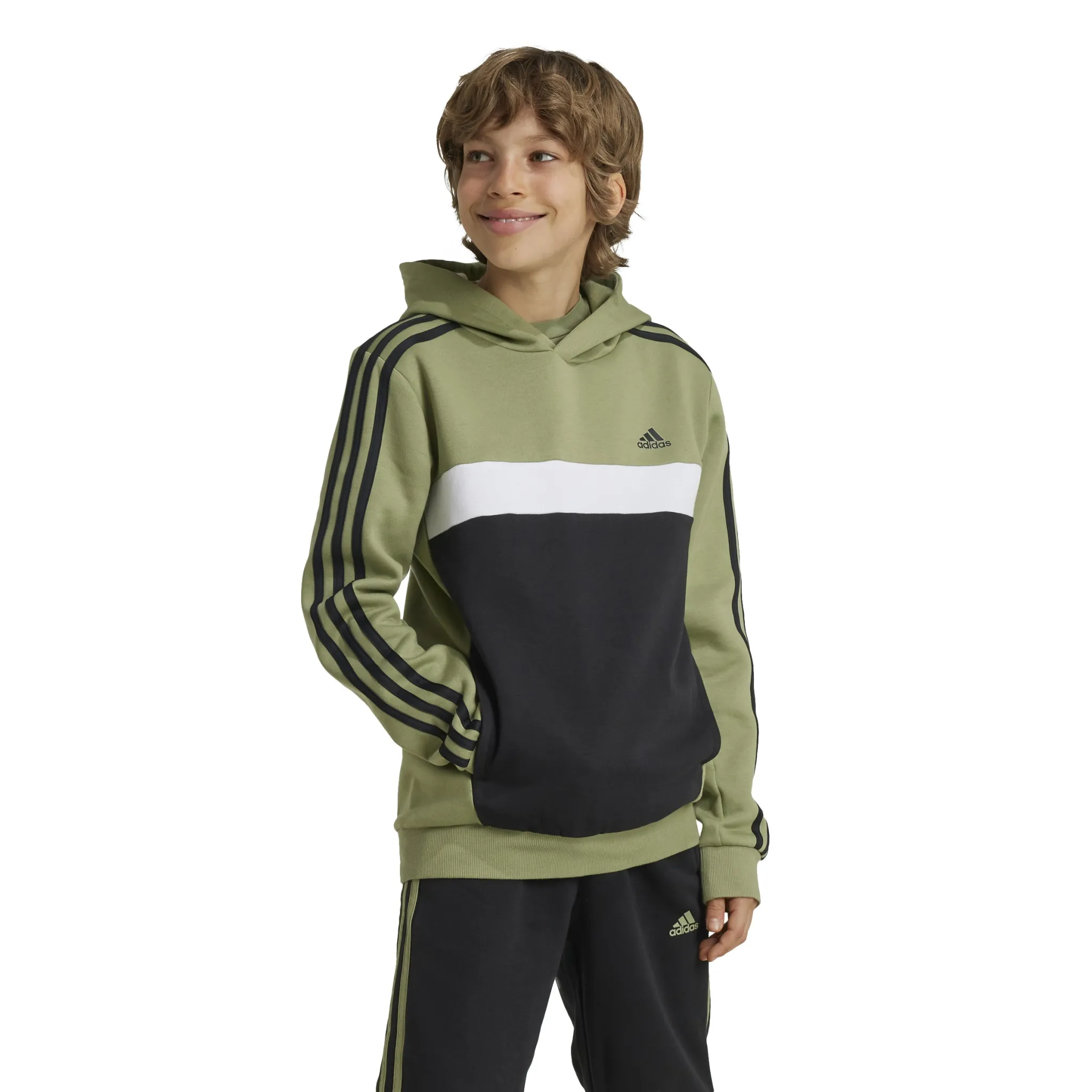 ADIDAS Tiberio 3-Streifen Colorblock Kids Hoodie 10752487