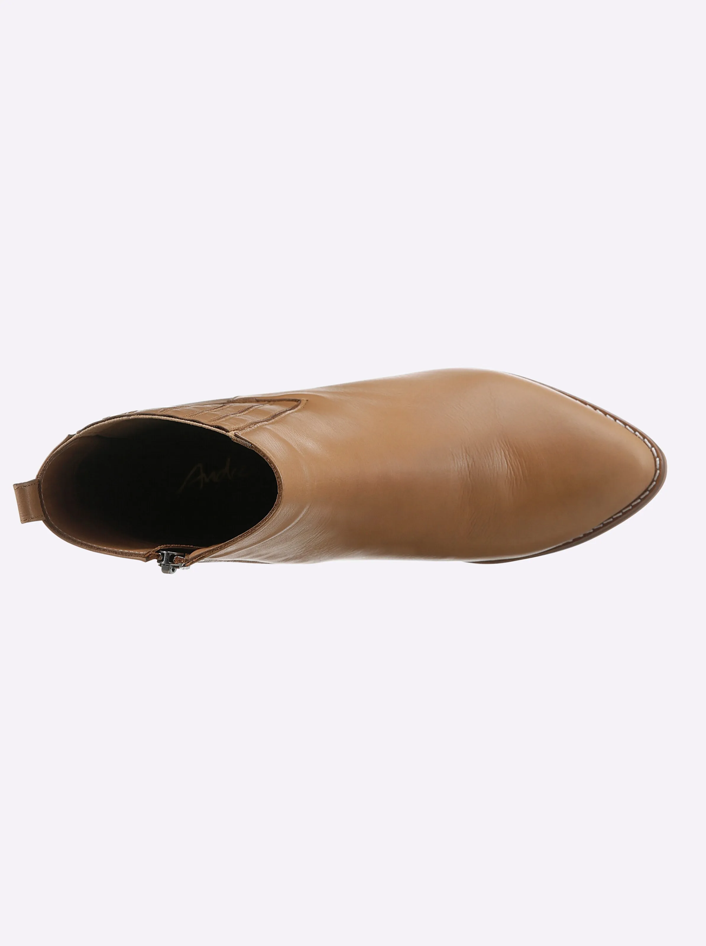 Andrea Conti Stiefelette in cognac