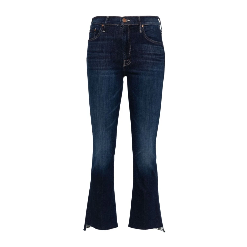 Blaue Bootcut Denim Jeans