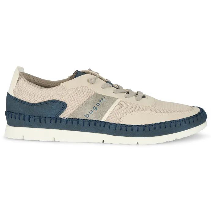 bugatti Slip-on Sneaker in Leder-Optik, sand 