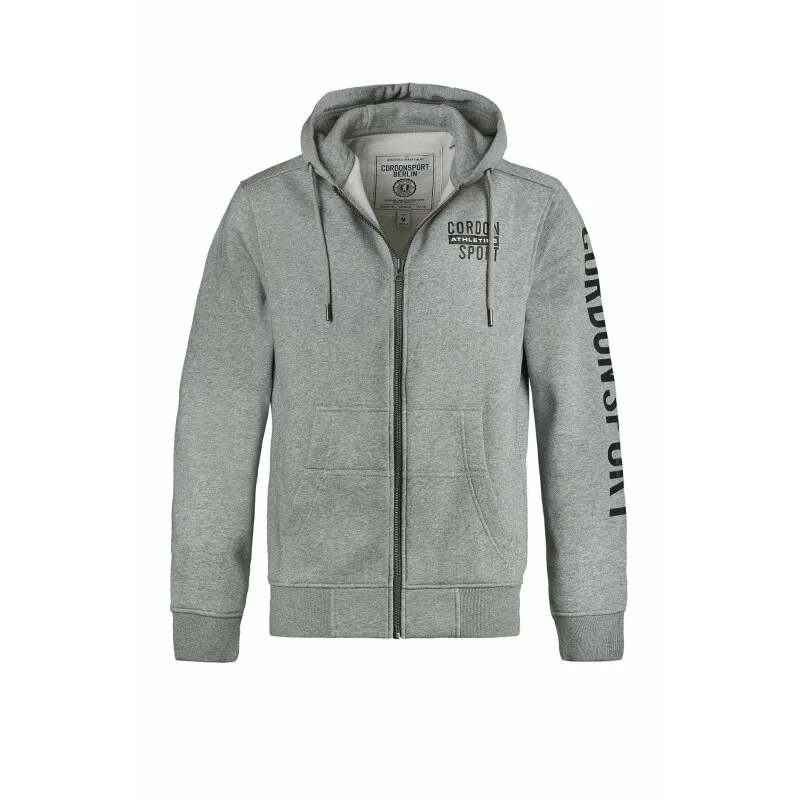 Cordon Sport Herren Sweatjacke King grey melange