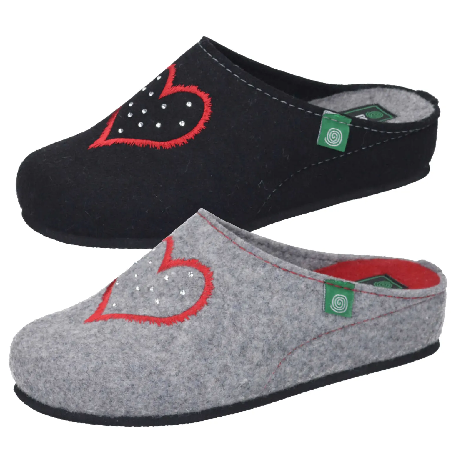 Dr. Brinkmann Damen Pantoffeln Hausschuhe Keilabsatz 330195