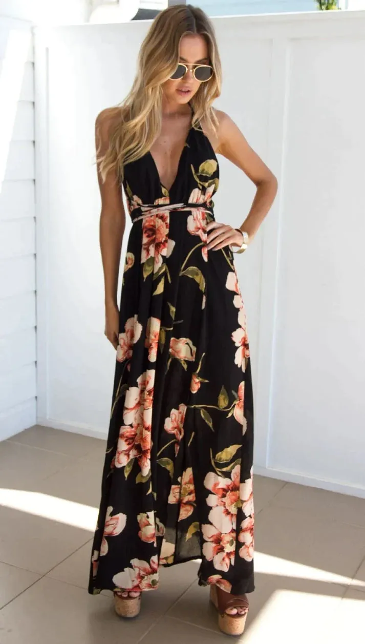 Elegante Sommer Maxikleid