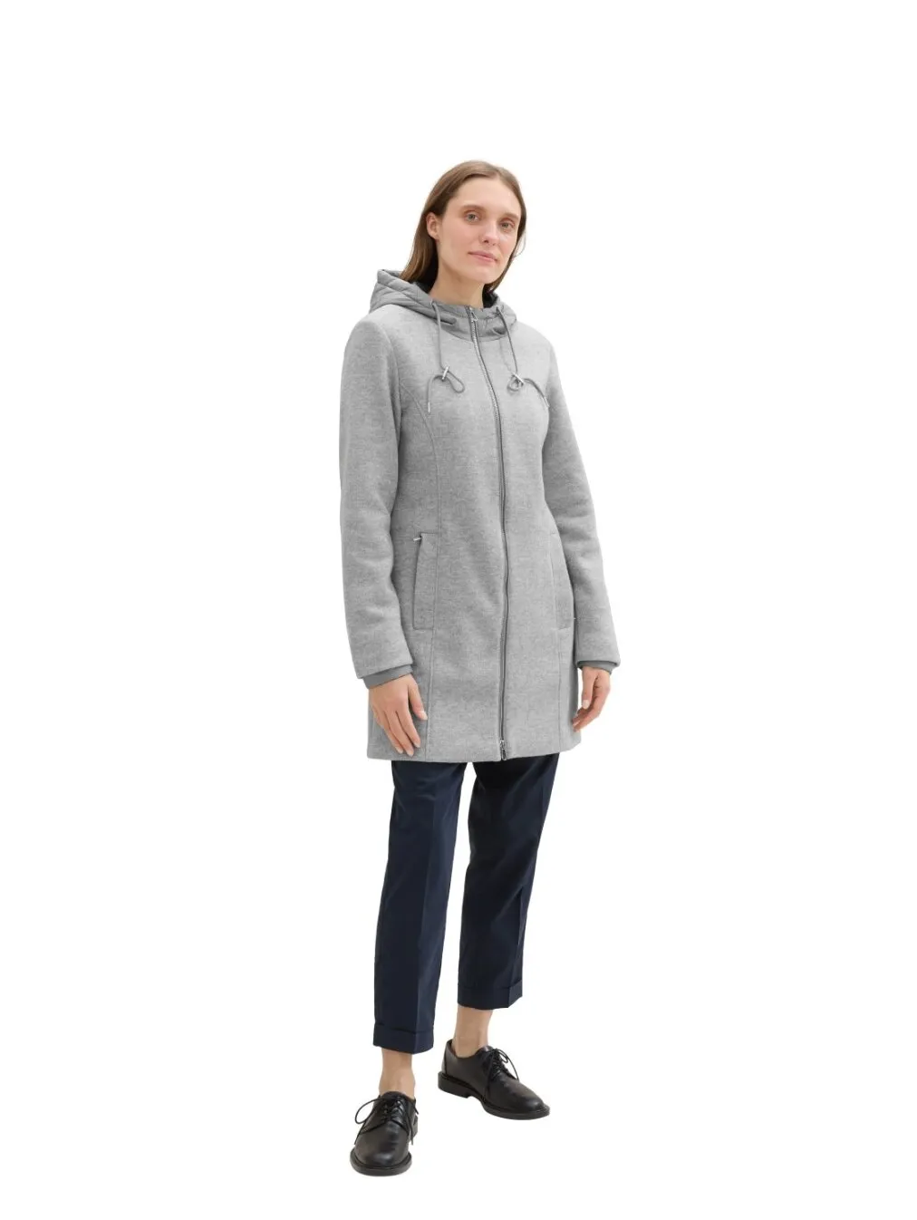 fabric mix coat