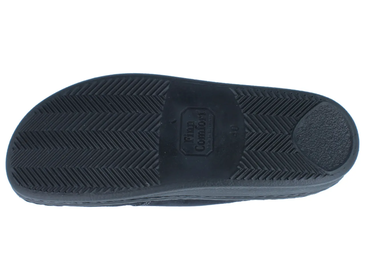 FINN COMFORT Amalfi Herren Clog blau Nubukleder