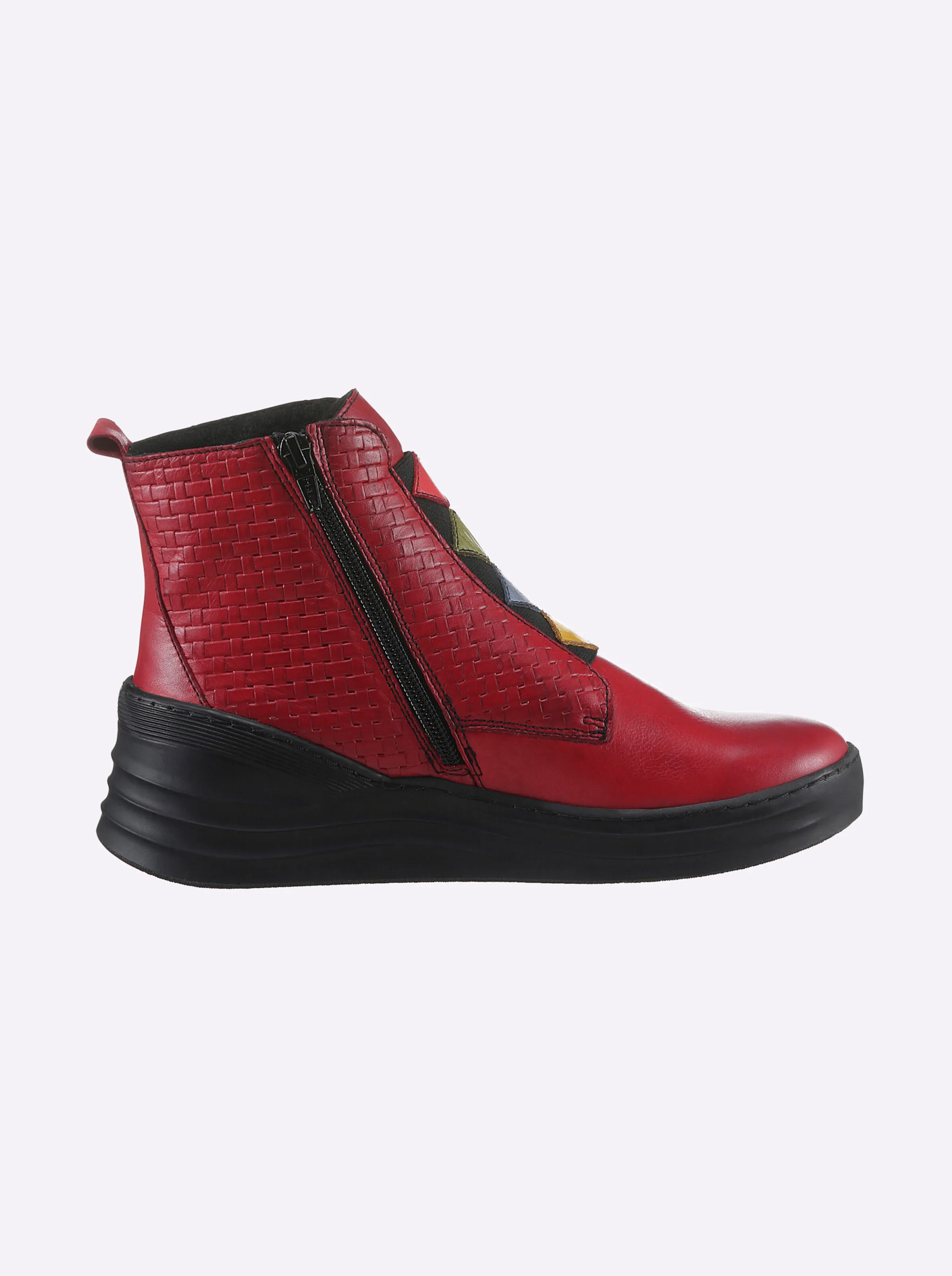 Gemini Stiefelette in rot