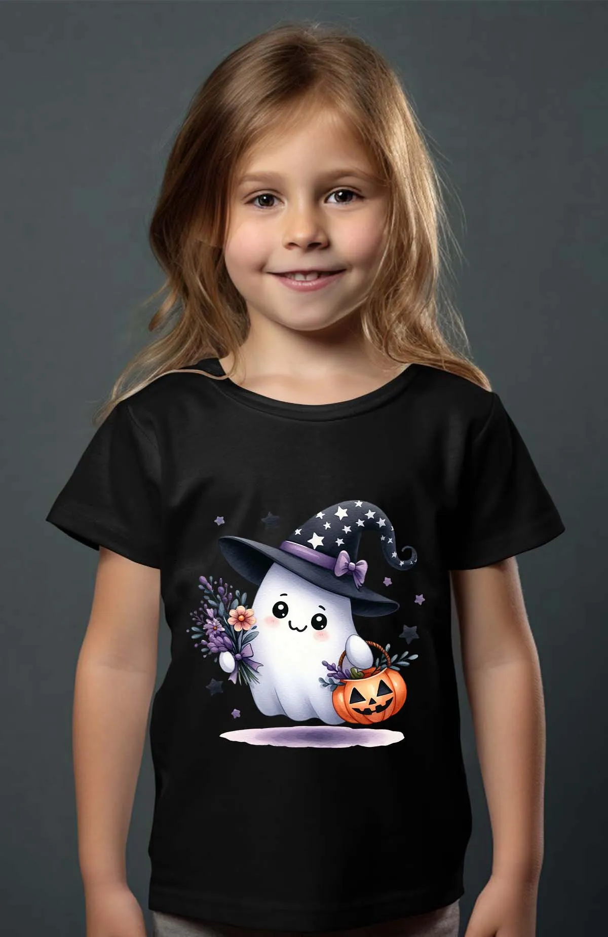Ghost Flower - Mädchen-T-Shirt