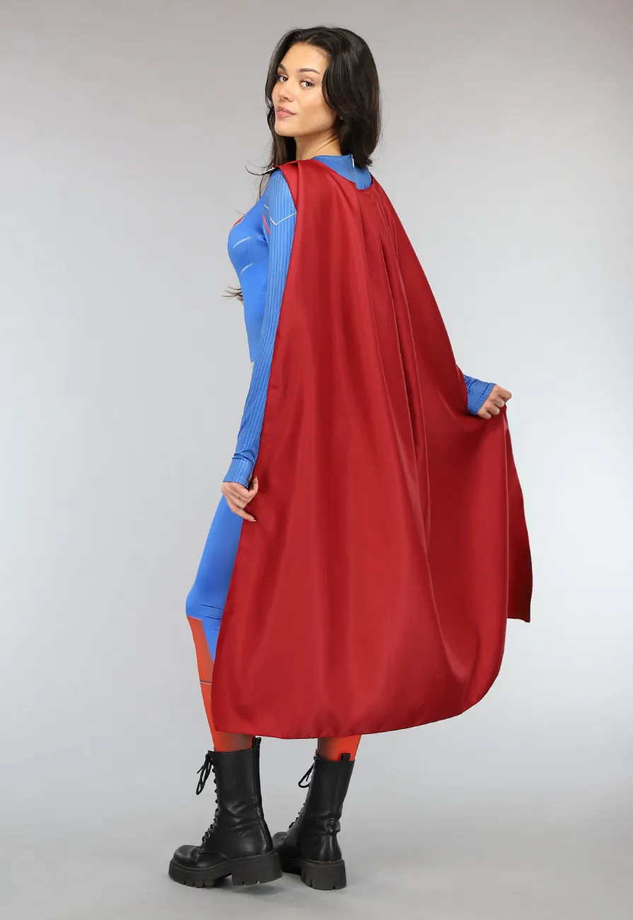 Großes Superwoman Kostüm mit Umhang