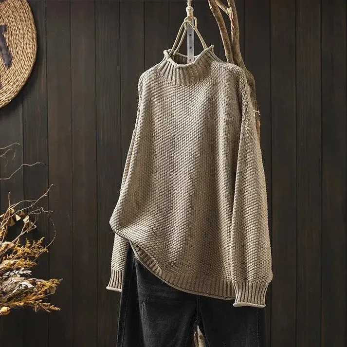 Heidi-Mode | Bequemer Pullover mit Vollem Ärmeln