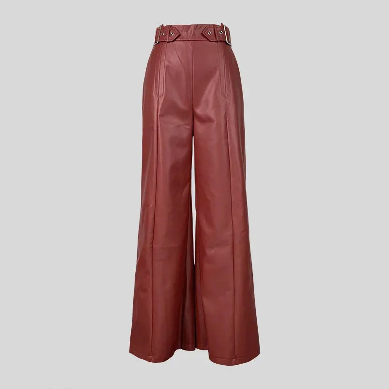 Heidi-Mode | Hohe Taille Falten Schicke Hose