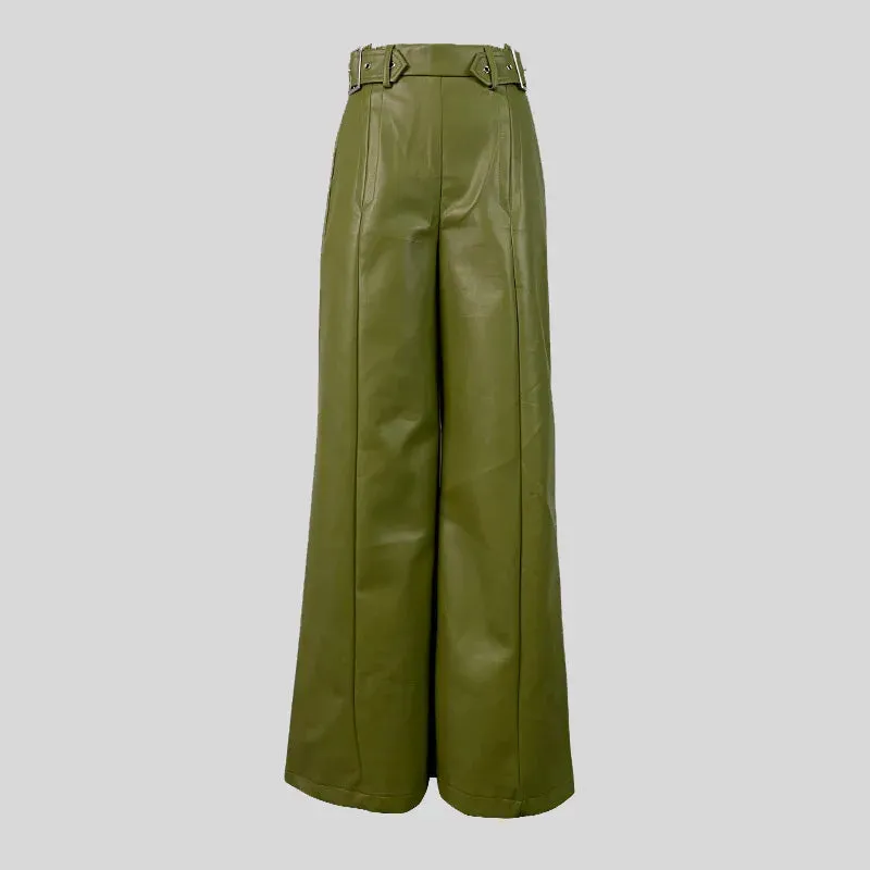 Heidi-Mode | Hohe Taille Falten Schicke Hose