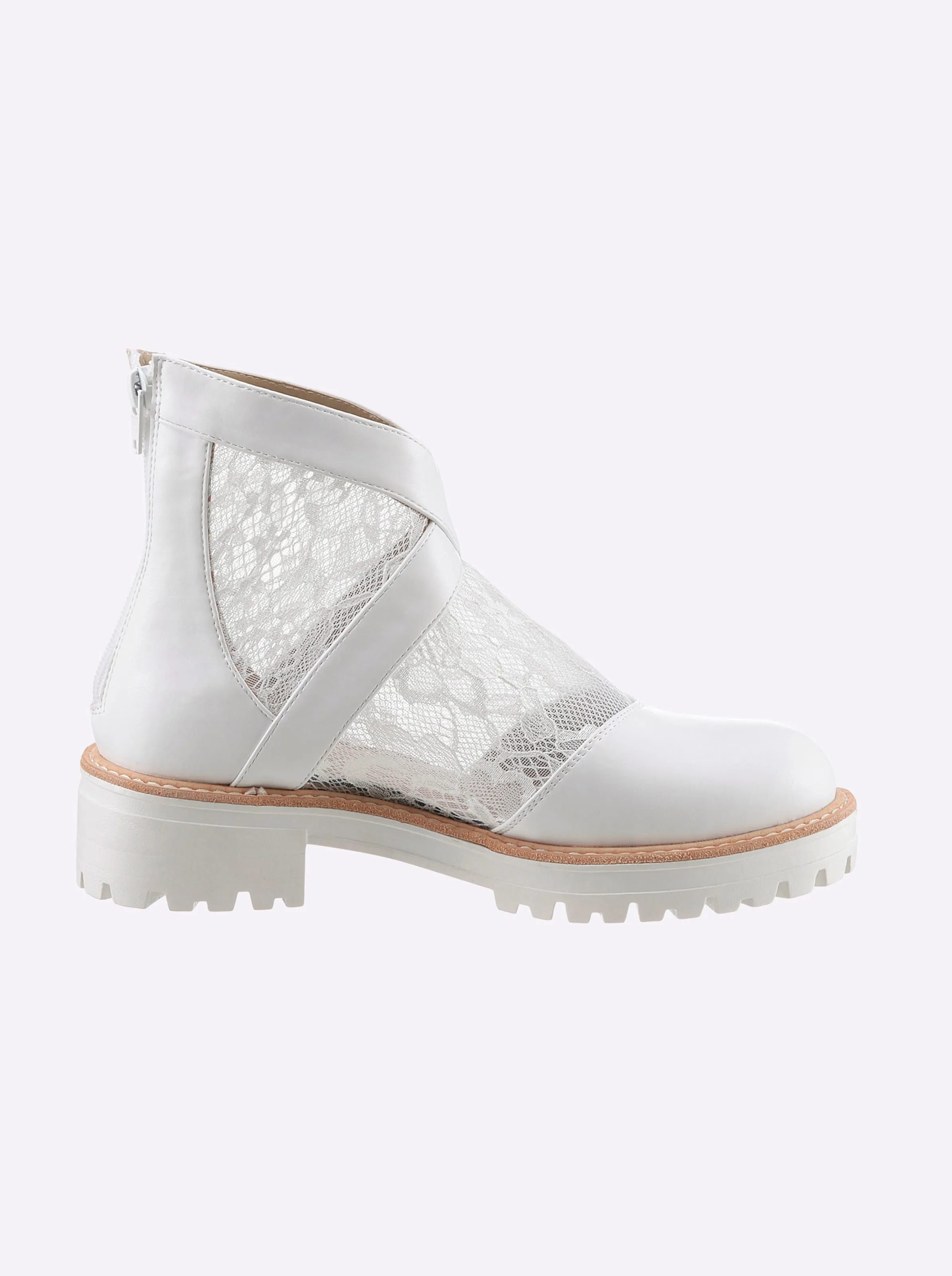 heine Stiefelette in weiß