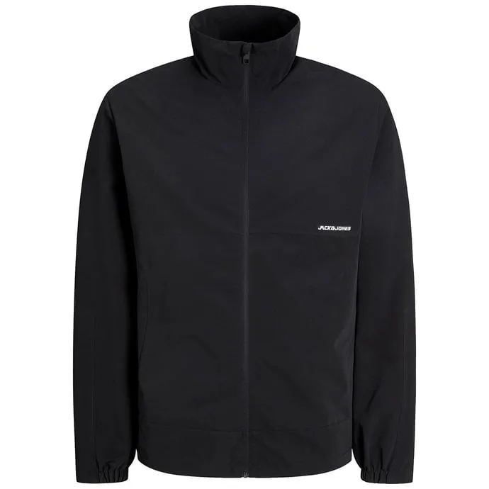 Jack&Jones Freizeitjacke mit Stehkragen, schwarz 