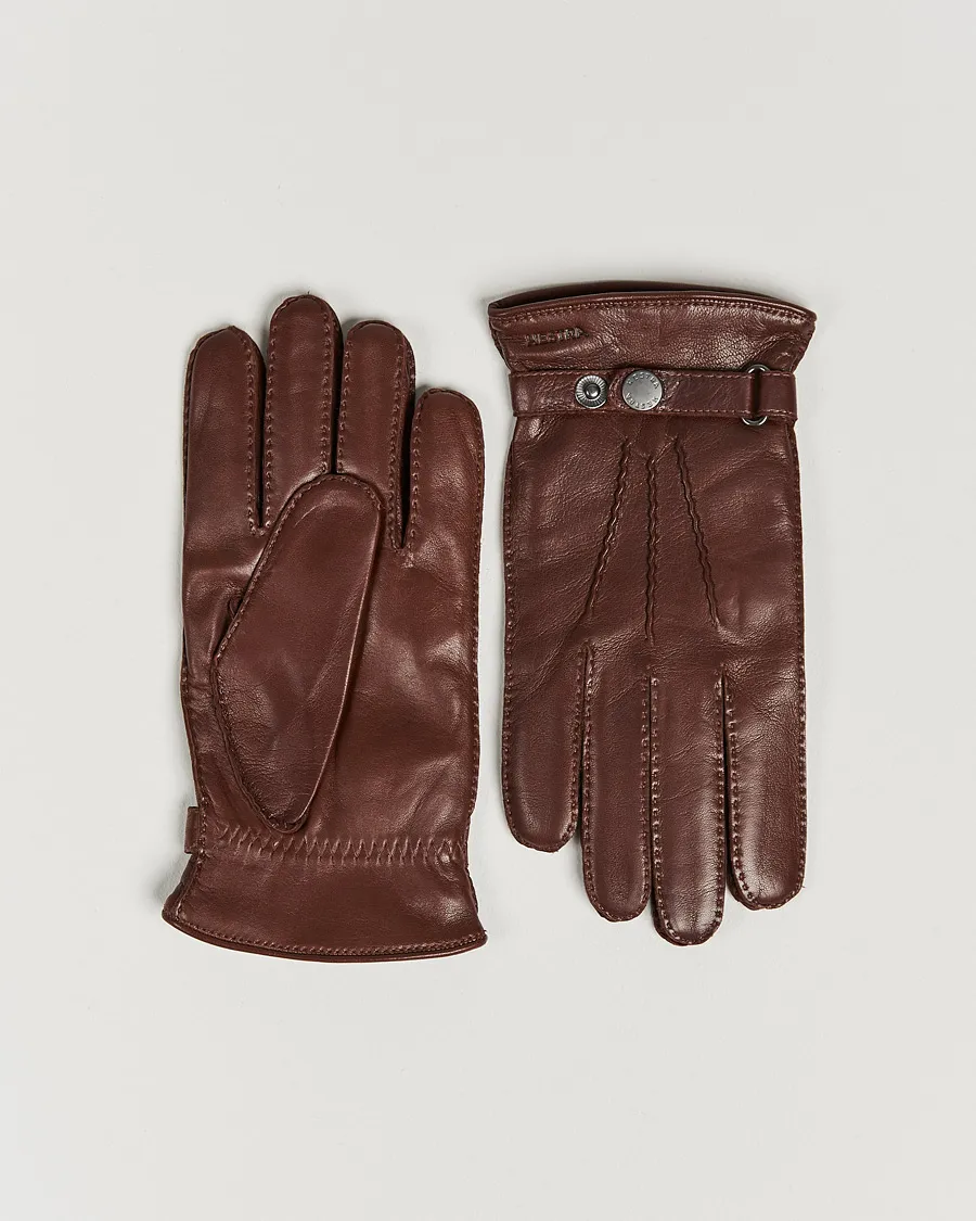 Jake Wool Lined Buckle Glove Chestnut