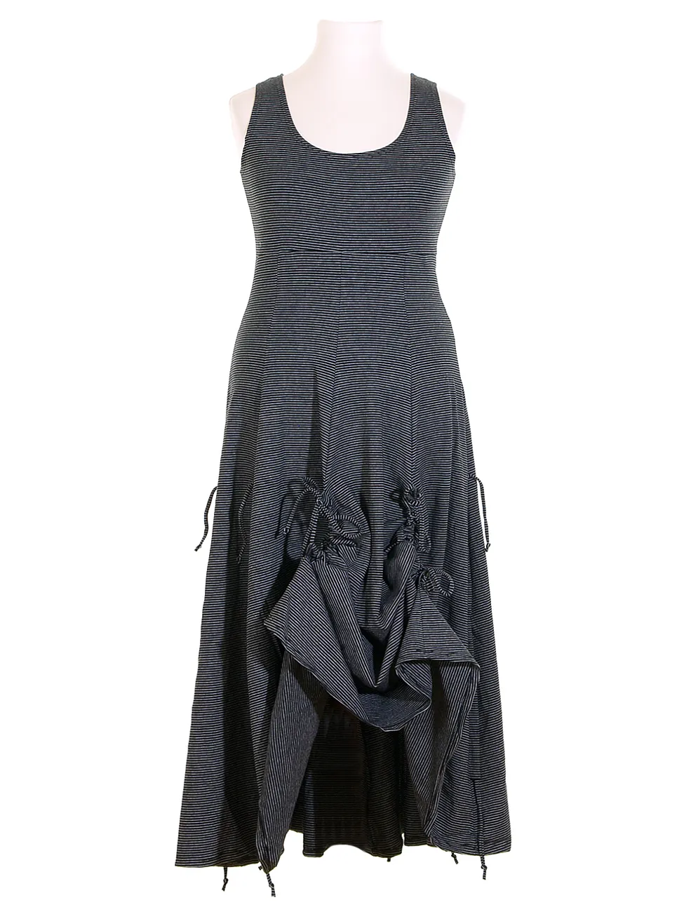 Jerseykleid A-Linie gestreift für Damen in  schwarz von FASHION