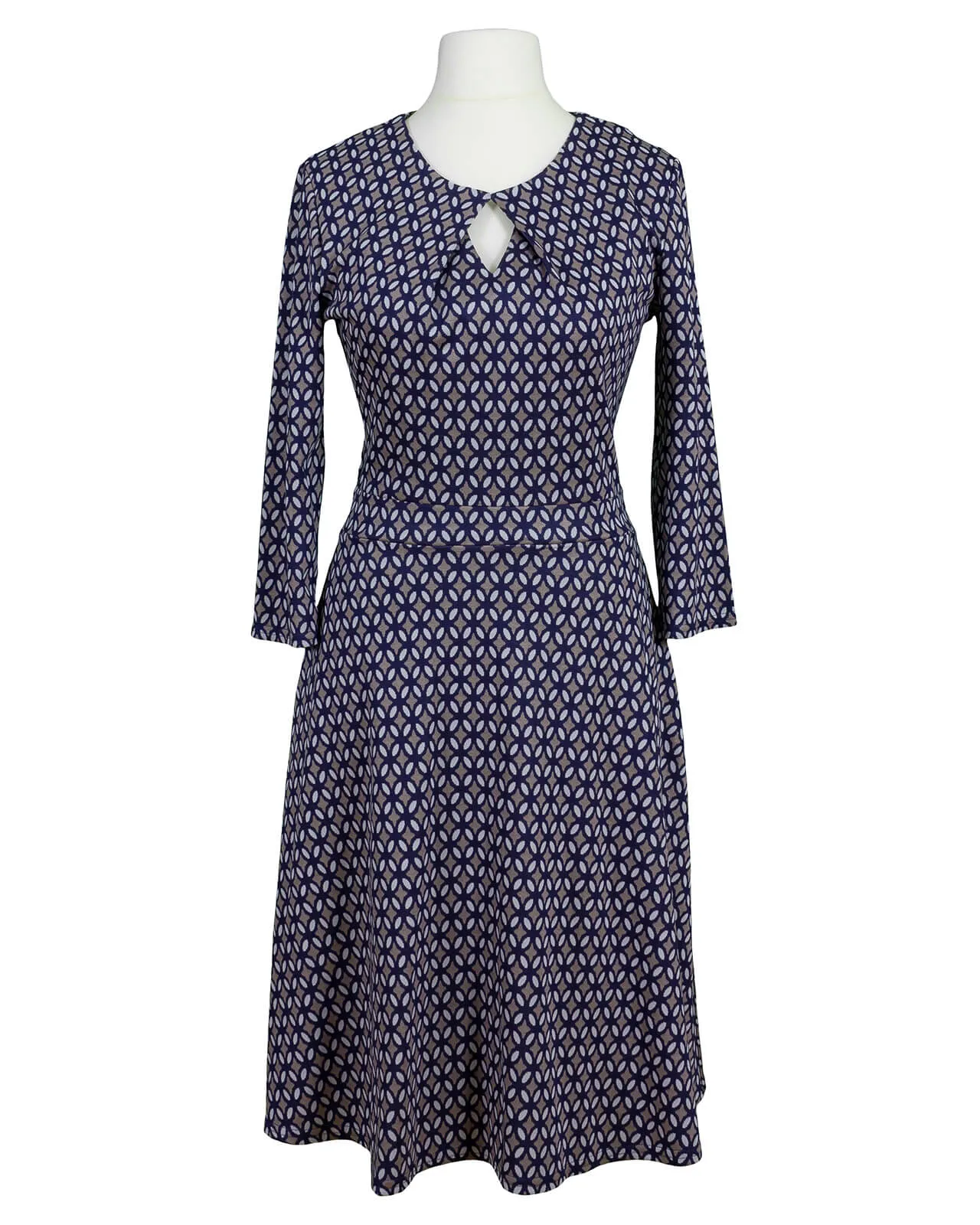 Jerseykleid Muster für Damen in  blau von Egerie Paris