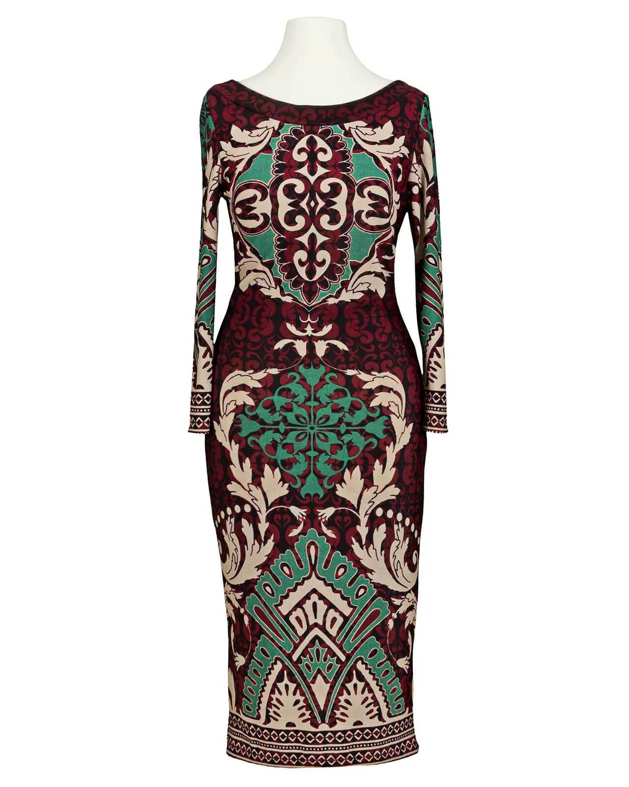 Jerseykleid Ornamentprint für Damen in  bunt von Luxe