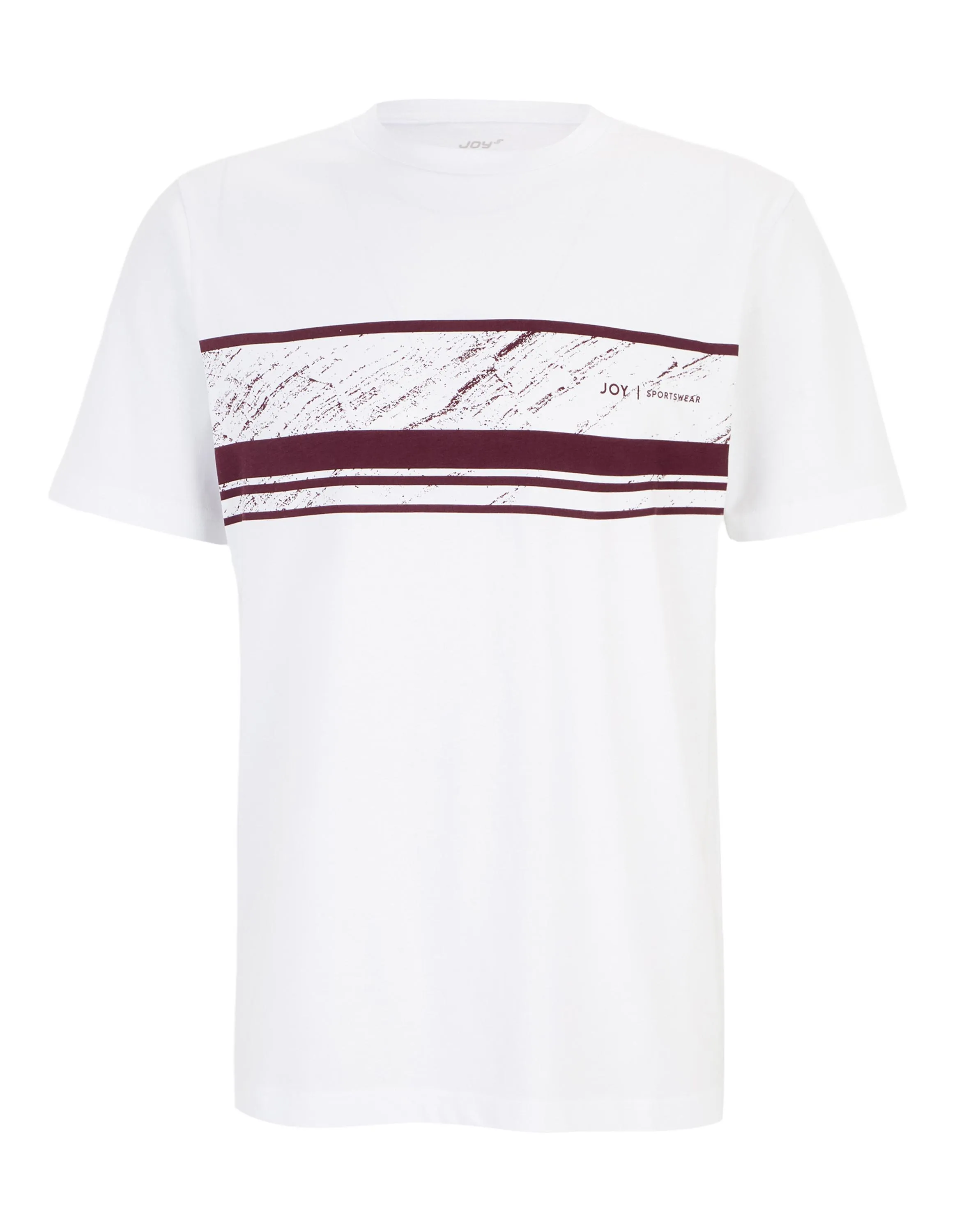 JOY sportswear SASHA T-Shirt Herren white / redwood print im Online Shop von kaufen
