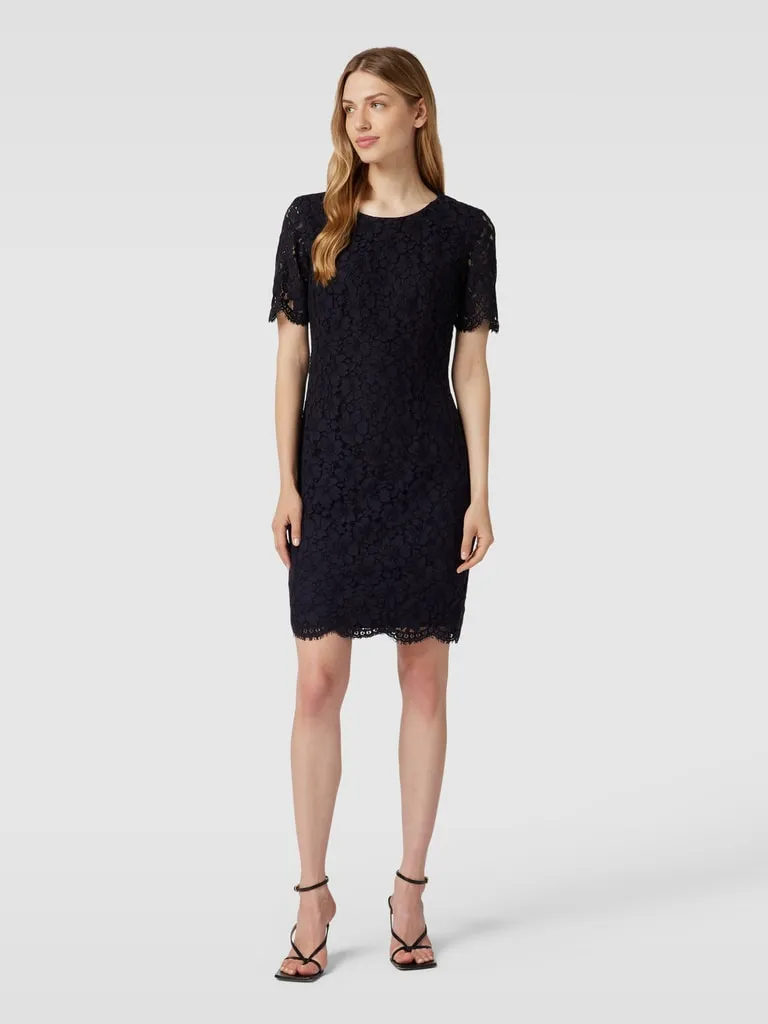 Montego Cocktailkleid aus Spitze mit floralem Allover-Muster (marine) online kaufen