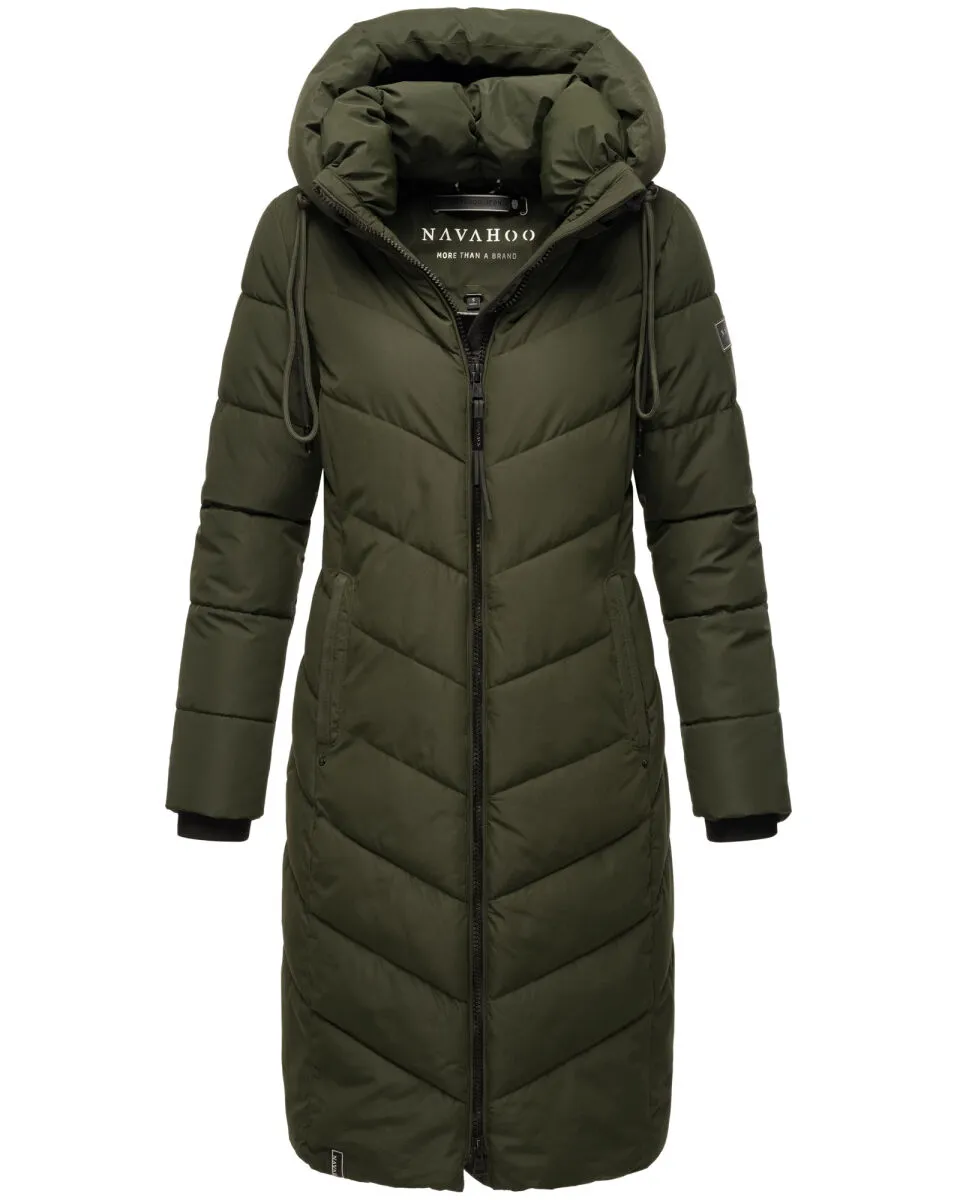 Navahoo Sahnekatzi XIV ladies winter coat Schwarz Größe M - Gr. 38
