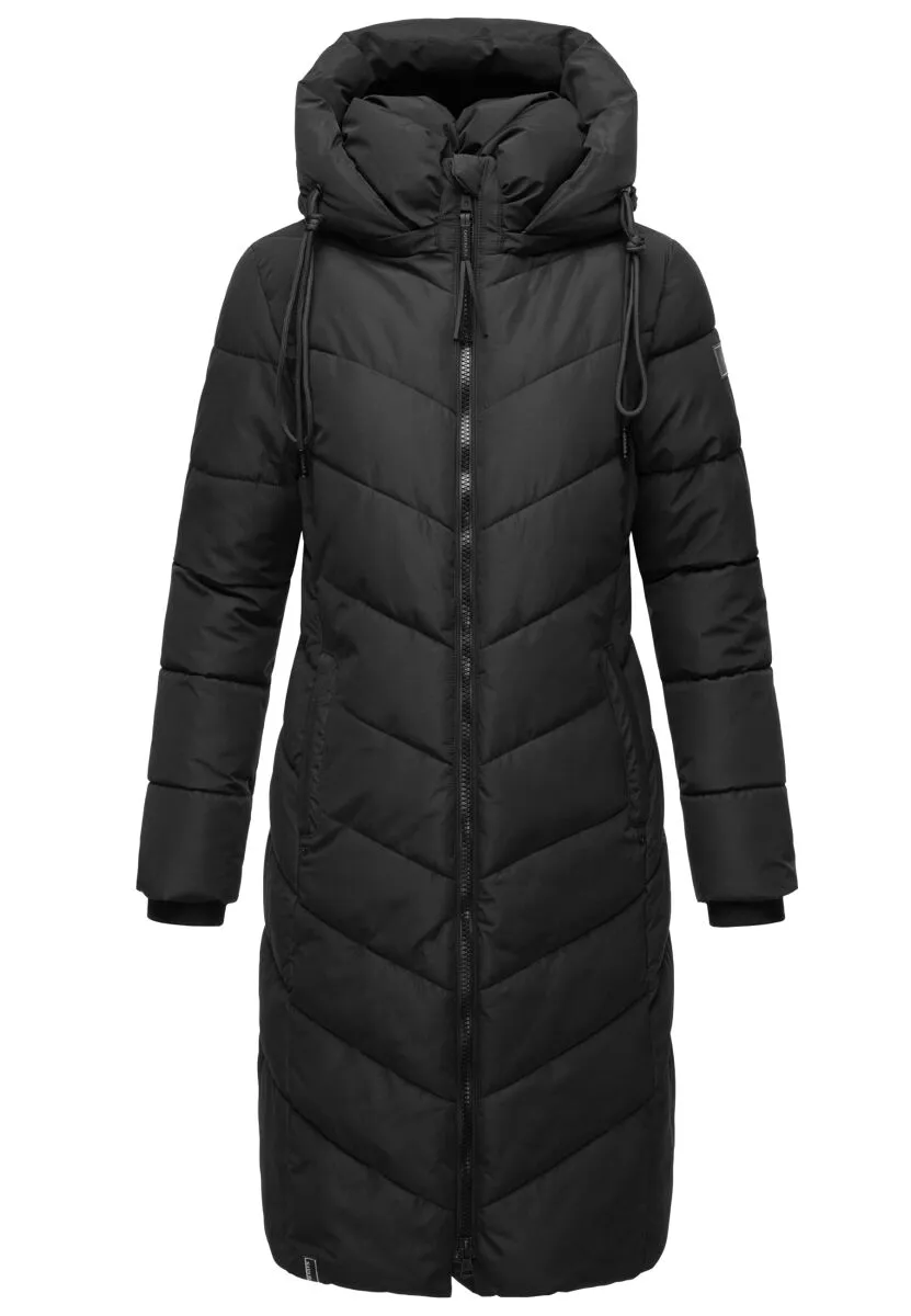 Navahoo Sahnekatzi XIV ladies winter coat Schwarz Größe M - Gr. 38