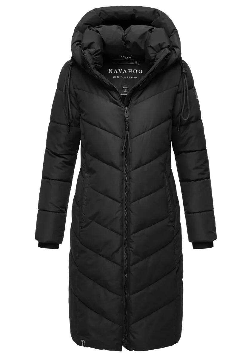 Navahoo Sahnekatzi XIV ladies winter coat Schwarz Größe M - Gr. 38