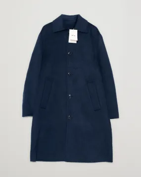 NN07 Franco Wool Coat Navy Blue