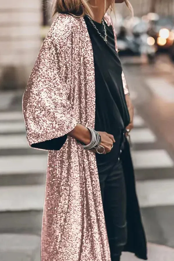 Octavi | Glamouröse Pailletten-Strickjacke
