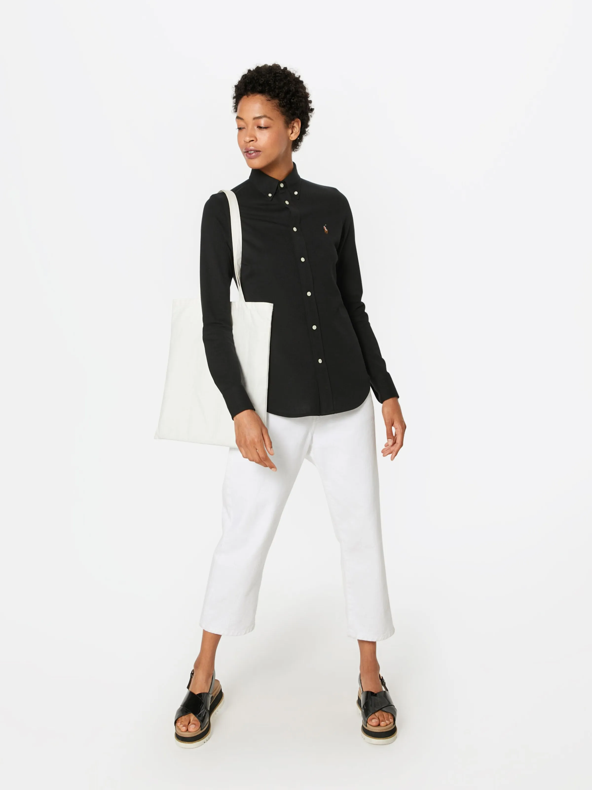 Polo Ralph Lauren Bluse 'HEIDI' in Schwarz