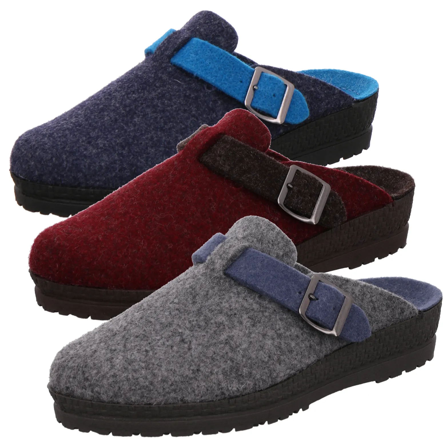 Rohde Filz Pantoffeln Damen Hausschuhe Neustadt-D 2284