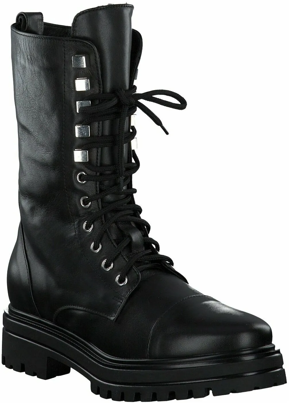 Winter-Schnürboots für Damen 192001910065 (Schwarz)